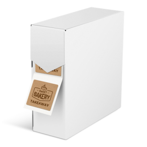 Kraft Labels on Roll
