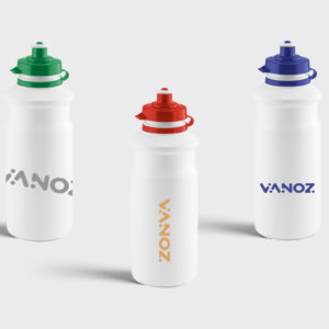 White Sports Bottle with Push-pull Lid