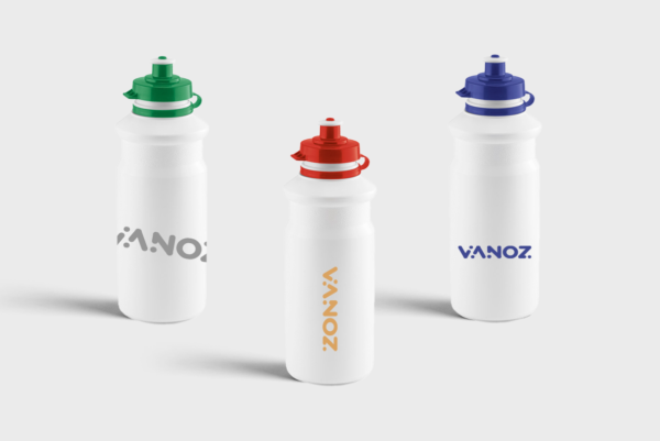 White Sports Bottle with Push-pull Lid